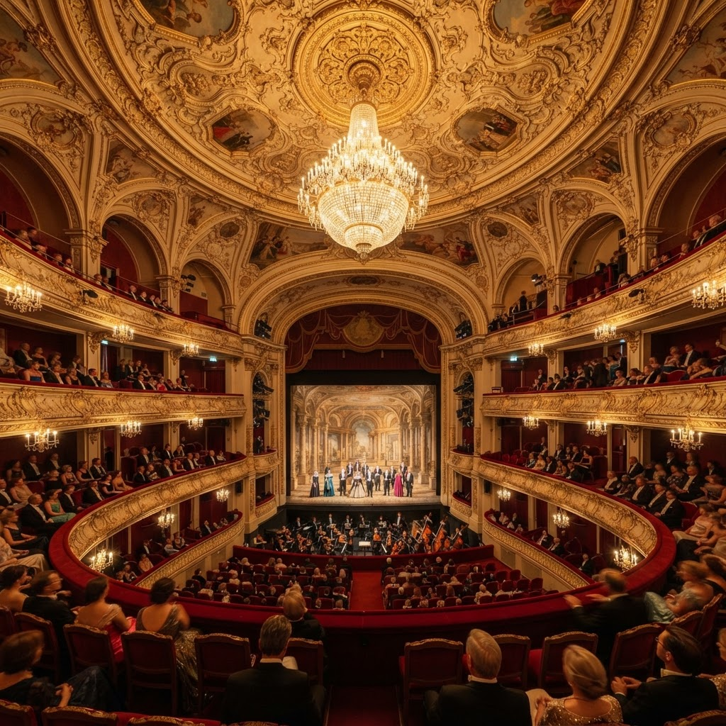 Magyar opera ház belseje